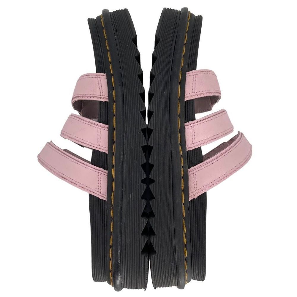 Dr. Martens Blaire Leather Platform Slide Sandals Shoe Women US Size 9 - Picture 5 of 9